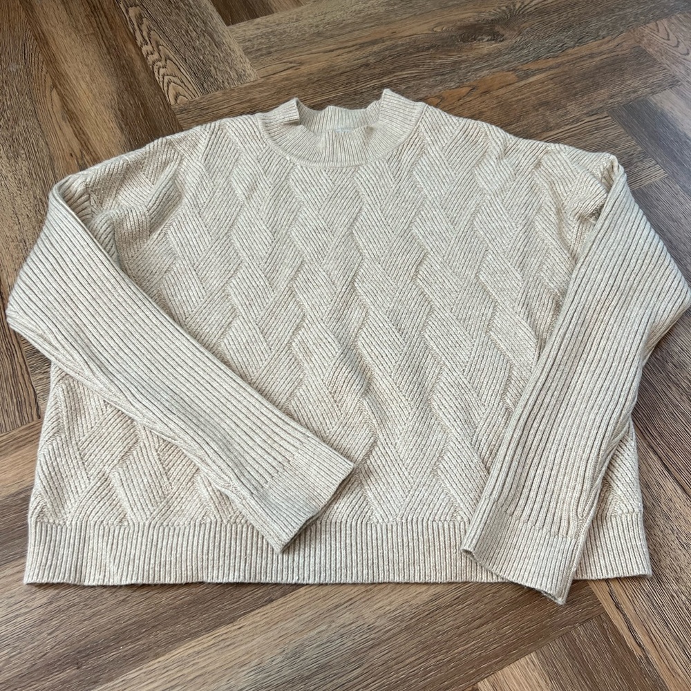 Raya Ribbed Sweater NWOT
